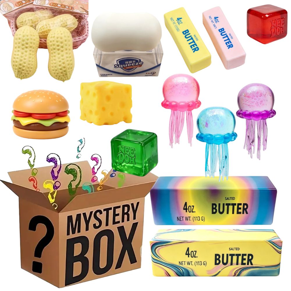 Mystery Box Blind Bag - Boîte mystère populaire : Squishy Mochi