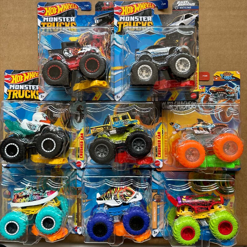 Hot Wheels Car Monster Trucks - 2026hot Véritable Hot Wheels Monster Trucks