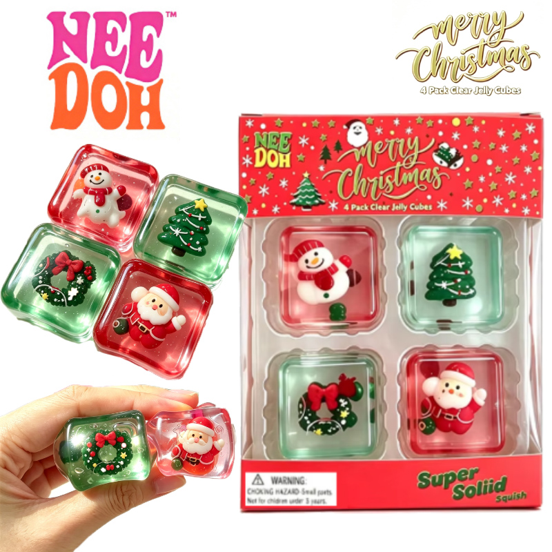 Fidget Cube Original - NEEDOH Mini Lot de 4 Cubes