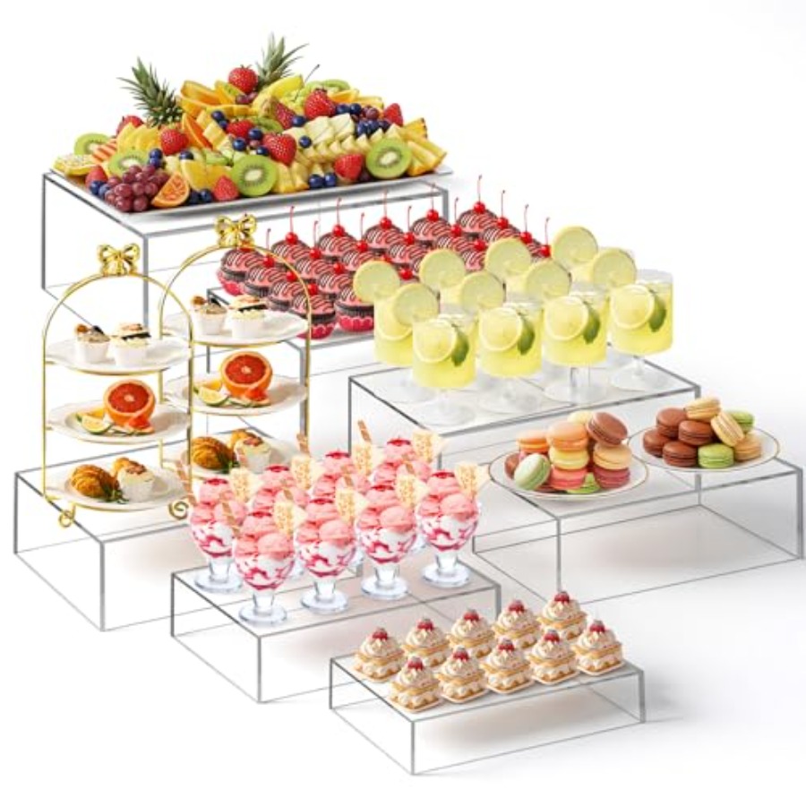 Lot de 7 supports de buffet ex - Display Risers Set avis et prix