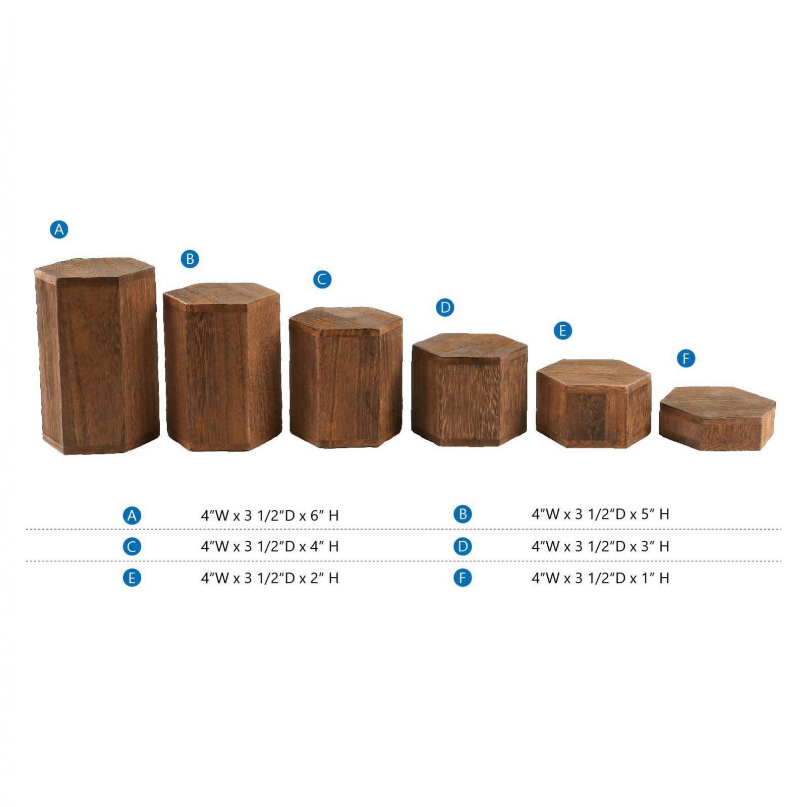 Ensemble de 6 blocs d'affichag - Display Risers Set avis et prix