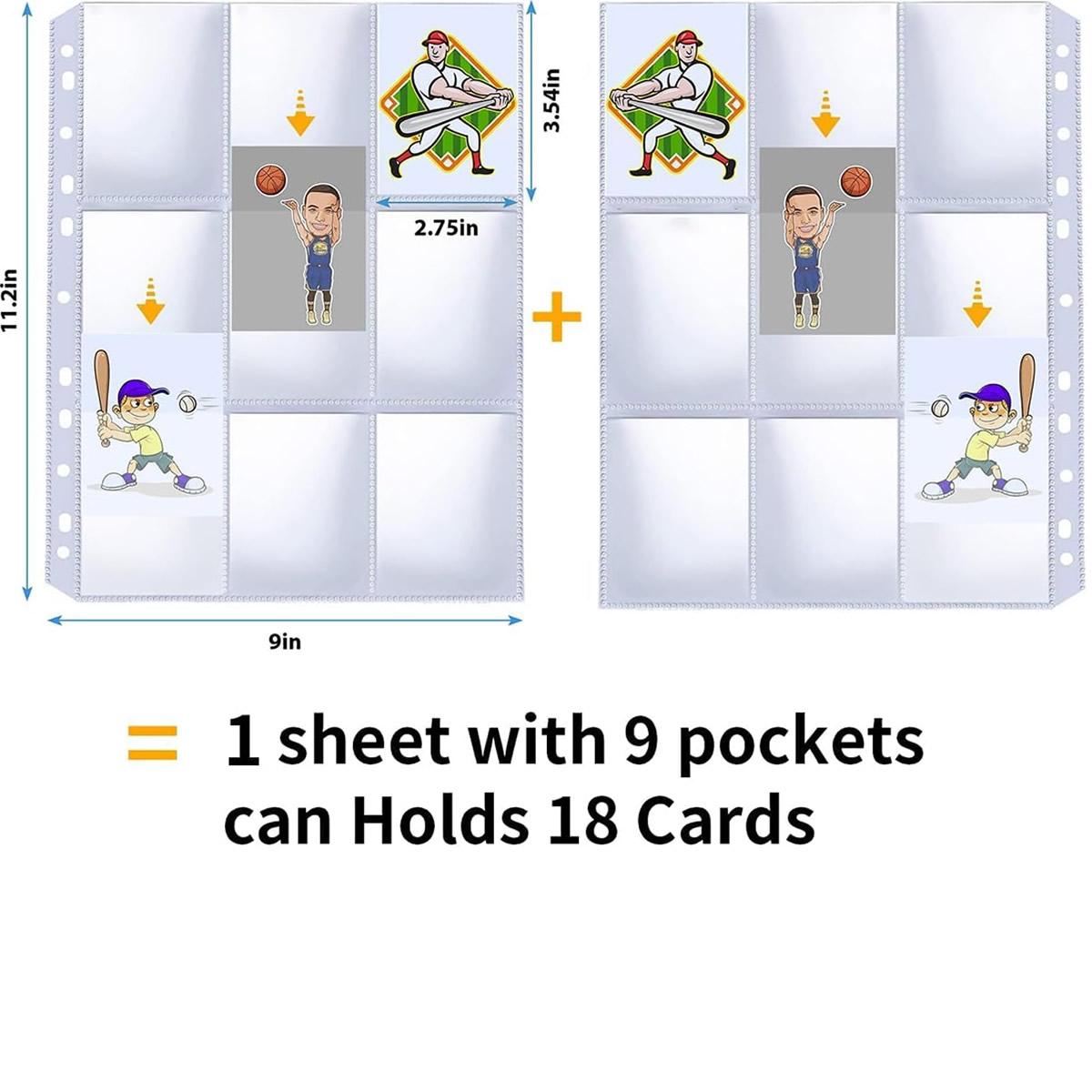 Lot de 50 pochettes pour carte - Trading Card Binder avis et prix